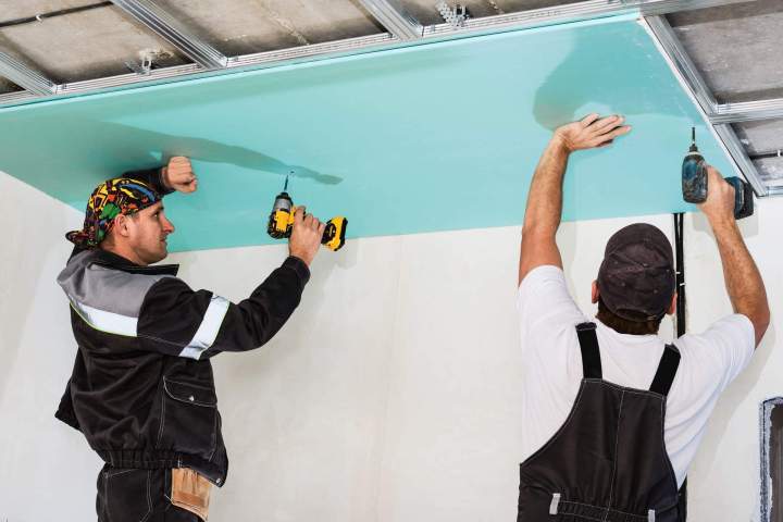 Pose de faux plafond plâtre Aubagne